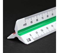 Architecte Ingénieur Règle 30 cm - plastique mesure triangulaire - règle triangulaire 1:25 1:5 1:10 1:20 1:50 1:100
