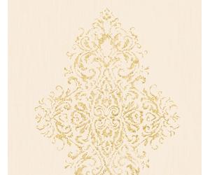 Architects Paper Barocktapete Luxury Wallpaper Tapete mit Ornamenten Textiltapete creme gold 10,05 m x 0,53 m