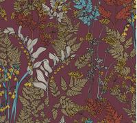 Architects Paper papier peint à fleurs Floral Impression florale papier peint intissé rouge jaune bleu marron beige 10,05 m x 0,53 m