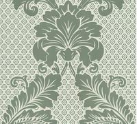 Architects Paper papier peint baroque Luxury Wallpaper papier peint avec ornements papier peint intissé avec flocage véritable vert bleu 10,05 m x 0,52 m