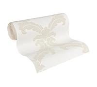 Architects Paper Papier peint intissé recouvrable Pigment Quarzit blanc 10,05 m x 0,53 m 951631