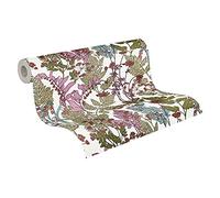 Architects Paper Papier Peints Fleuris Floral Impression intissé - 10,05m x 0,53m - Multicolore Vert Bleu Fabriqué en Allemagne 377513 37751-3