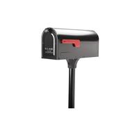 ARCHITECTURAL MAILBOXES 7680B-10 MB1 Kit de Montage pour boîte aux Lettres et poteaux encastrés dans Le Sol, Noir, M