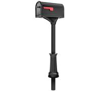 ARCHITECTURAL MAILBOXES Roxbury 7980B-10 Kit boîte aux Lettres et poteaux Noir Taille L
