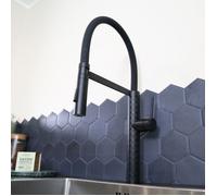 Architek Mitigeur de cuisine à Douchette Mobile - Noir - Essebagno