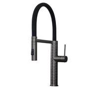 Architek mitigeur évier à douchette mobile gun métal Essebagno