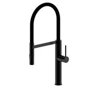 Architek mitigeur évier à douchette mobile noir Essebagno