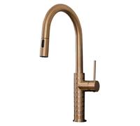 Architek mitigeur évier douchette extractible cuivre brossé Essebagno