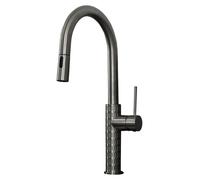 Architek mitigeur évier douchette extractible gris gun métal Essebagno
