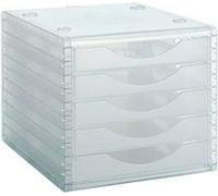 Archivo 2000 4005 CS TL, 5 tiroirs, Transparent, Polystyrène, 23,4 cm, 3,8 cm, 270 mm