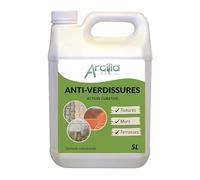 ARCILIA - Nettoyant professionnel anti-verdissures - 5L - Entretien façades, toitures et terrasses - 1 bidon