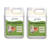 ARCILIA - Nettoyant professionnel anti-verdissures - 5L - Entretien façades, toitures et terrasses - 2 bidons