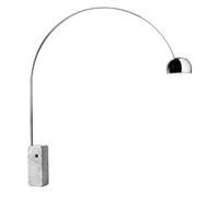 FLOS lampadaire ARCO LED (LED - Marbre, acier et aluminium)