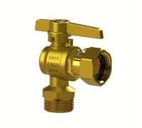 Arco - Robinet compteur eau - Robinet de compteur ACS équerre - PN 25 DN15 - Mâle 3/4" (20/27) Écrou libre 3/4" (20/27) - Arco