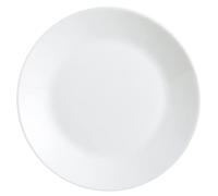 Arcopal Zelie Lot de 12 assiettes à dessert en verre opale extra résistant Blanc 18 cm