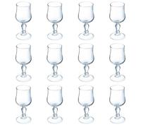 Arcoroc 7810 Verre à Pied Normandie, trempé, Transparent, 24 OITE DE 12 VERRES