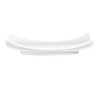 Arcoroc Appetizer Lot de 6 assiettes carrées en porcelaine 9,5 cm en porcelaine, convient au congélateur, non adapté au micro-ondes, écologique