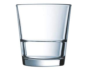 Arcoroc Arc H5646 Stack Up Lot de 6 Verres à Whisky Transparent 32 cl