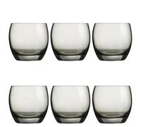 Arcoroc ARC J8484 Salto Color Studio Grey Lot de 6 verres à eau, à jus de fruits, 320 ml, en verre, gris