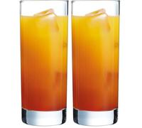 Arcoroc - Collection Islande - 6 verres haut 33 n verre trempé - Design moderne, idéal pour cocktail - Fabriqués en France - Emballage renforcé, adapté à la vente en ligne (Lot de 2)