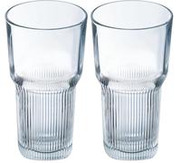 Arcoroc - Collection Starline - 6 Verres forme haute 31cl - Verre trempé ultra résistant - Fabriqués en France - Emballage renforcé (Lot de 2)