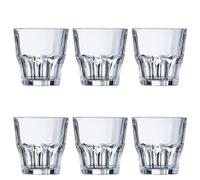 Arcoroc J2611 Gobelet Granity, Verre trempé, Transparent, 20 oite de 6 pièces