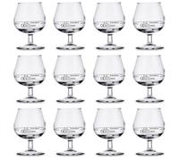 Arcoroc Lot de 12 verres à cognac en verre 15 cl, marque de 3 cl