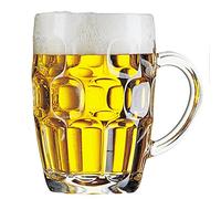 Arcoroc Lot de 3 verres à bière avec poignée 56 cl Ligne Britannia Mug gobelet à bière classique tasse jarre
