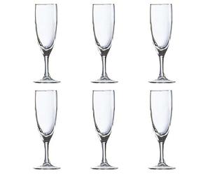 Arcoroc Luminarc Princesa VAP Flûte, Verre, Transparent, Confection 6 pièces, 15 cl