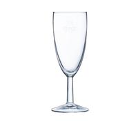 Arcoroc Reims verre de champagne 145ml, avec remplissage marque à 100ml, 24 Verres