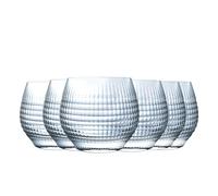 Arcoroc Verre à Eau Disco 32 cl Lot de 6 | Cristallin sans plomb, gobelet pour jus, soda et whisky, compatible lave-vaisselle, fabriqué en France