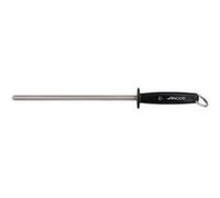 Arcos Aiguiseur Manuel de Couteaux - Acier Carbone et Diamant, Manche Ergonomique Polypropylène, 230mm, Pour Droitiers et Gauchers, Noir, Affûtage Facile et Durable