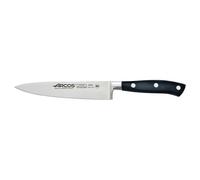 Arcos Couteau de chef Riviera Noir – Lame 15 cm, Forgé, Poignée polyoxyméthylène ergonomique