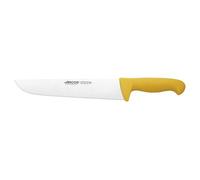 Arcos Couteau de boucher A291800 Série 2900 – Lame 250 mm Acier inoxydable Manche ergonomique Jaune