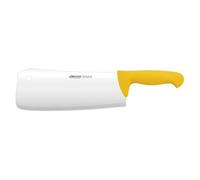 Arcos Couteau à Viande en Acier Inoxydable avec Lame de 240 mm - Couteau de Boucher Professionnel, Poignée Ergonomique en Polypropylène - Jaune, Série 2900