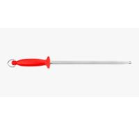 Arcos Aiguiseur Manuel Couteaux - Acier Carbone Chromé 30 cm - Manche Résistant Polypropylène Rouge - Entretien Filo Impeccable - Série Chairas