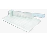 Arcos Cortadora de Pan Professionnelle, Acier Inoxydable pour Cuisine, 52 x 27 cm, Polietylène Blanc, Idéale Boulangerie et Maison