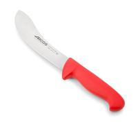 Arcos Couteau à Dépecer en Acier Inoxydable Nitrum 190 mm - Conçu pour Dépecer Tous les Types de Viande, Poignée Ergonomique en Polypropylène - Rouge, Série 2900