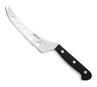 Arcos Couteau à Fromage en Acier Inoxydable Nitrum avec Lame de 150 mm - Poignée Ergonomique en Polyoxyméthylène POM, 19 cm - Couleur Noire, Série Universelle