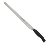 Arcos Couteau à Jambon Forgé 250 mm - Couteau de Cuisine Professionnel, Résistant à la Rouille et à la Corrosion, Lame Flexible et Bord Lisse - Couleur Noire, Série Clara