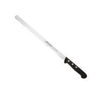 Arcos Couteau à Saumon en Acier Nitrum avec Lame de 290 mm - Poignée Ergonomique en Polyoxyméthylène POM, Coupe Facilement - Couleur Noire, Série Universelle