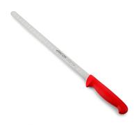 Arcos Couteau à Saumon en Acier Nitrum avec Lame de 300 mm - Poignée Ergonomique en Polypropylène, Différentes Couleurs pour Faciliter l'Utilisation - Rouge, Série 2900