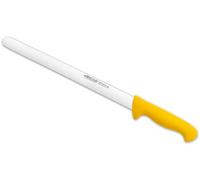 Arcos Couteau à Trancher en Acier Inoxydable Nitrum - Lame de 300 mm, Poignée Ergonomique en Polypropylène - Jaune, Série 2900