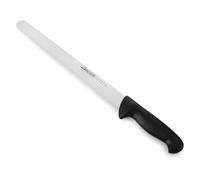 Arcos Couteau à Trancher/Jambon en Acier Inoxydable Nitrum. Couteau de Cuisine Professionnel. Manche Ergonomique Polypropylène. Lame 300 mm. Série 2900. Couleur Noire. Différentes Couleurs Disponibles