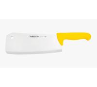 Arcos Couteau à Viande en Acier Inoxydable avec Lame de 240 mm - Couteau de Boucher Professionnel, Poignée Ergonomique en Polypropylène - Jaune, Série 2900