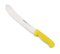 Arcos Couteau de Boucher 300 mm Lame Acier Inoxydable - Couteau de Cuisine Professionnel pour Viande. Poisson et Légumes - Manche Ergonomique en Polyoxyméthylène - Série 2900 - Jaune