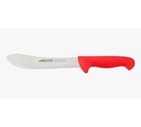 Arcos Couteau de boucher professionnel Série 2900 – Lame 200 mm acier inox, manche ergonomique bleu