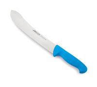 Arcos Couteau de Boucher en Acier Inoxydable Nitrum. Couteau de Cuisine Professionnel pour Viande. Poisson et Légumes. Manche Ergonomique en Polyoxyméthylène. Série 2900. Couleur Bleu