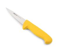 Arcos Couteau de Boucher en Acier Inoxydable Nitrum. Lame 130 mm. Couteau de Cuisine Professionnel pour Viande. Poisson et Légumes. Manche Ergonomique en Polyoxyméthylène. Série 2900. Couleur Jaune
