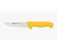 Arcos Couteau de Boucher. Lame en Acier Inoxydable. Manche Polypropylène Jaune. Système d'Identification par Couleur. Design Résistant. Série 2900. Jaune